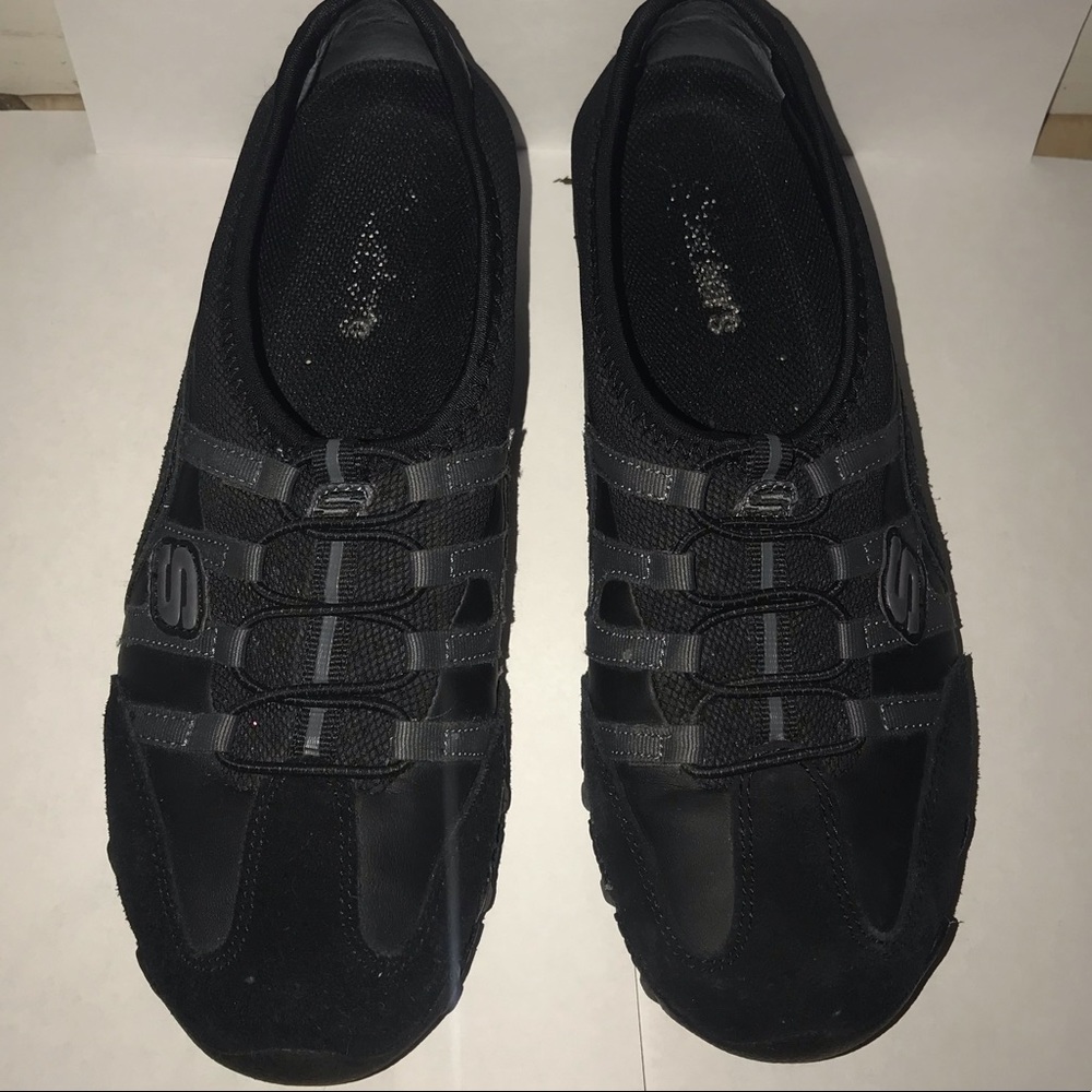 Black Slip On Skechers